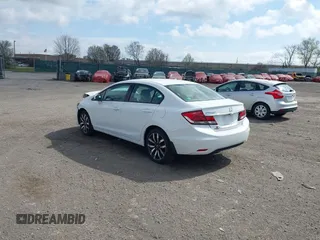 2015 Honda Civic Sedan EX-L with VIN 19XFB2F9XFE220171, listed as a IAAI auction lot 41904589 with 114,276 mi miles. Bid and sale history available at carsss.com. Image 3.