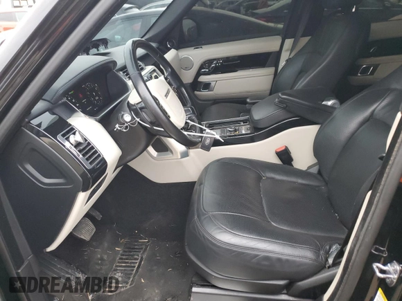2019 Land Rover Range Rover z VIN SALGS2RE8KA521945, wystawiony jako Copart lot #83373764 z przebiegiem 80 330 mil mil oraz Szkoda całkowita • Salvage title. Historia ofert i sprzedaży dostępna na DreamBid. Obrazek 7.
