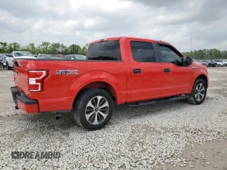 2020 Ford F-150 XL with VIN 1FTEW1CP9LKD74103, listed as a Copart auction lot 50815145 with 53,915 mi miles and Salvage Title. Bid and sale history available at carsss.com. Image 3.