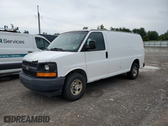 2017 Chevrolet Express Cargo with VIN 1GCWGAFF9H1138892, listed as a Copart auction lot 63098255 with 230,255 mi miles and Clean title. Bid and sale history available at DreamBid. Image 1.