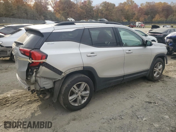 2019 GMC Terrain SLE with VIN 3GKALMEV2KL288086, listed as a Copart auction lot 79046624 with 71,439 mi miles and Salvage Title. Bid and sale history available at DreamBid. Image 3.