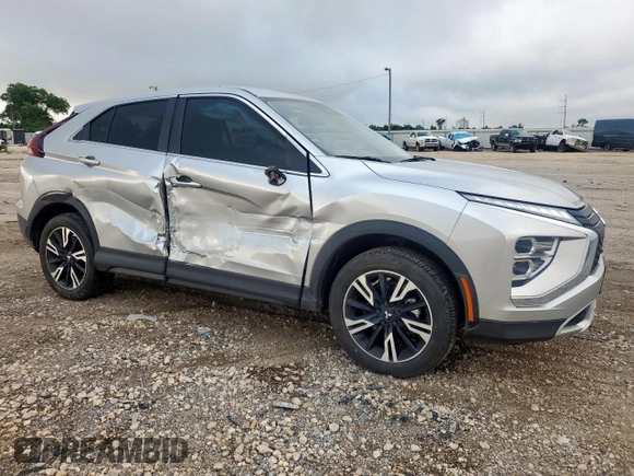 2023 Mitsubishi Eclipse Cross SE with VIN JA4ATWAA3PZ053197, listed as a Copart auction lot 59697995 with 22,097 mi miles and Salvage title. Bid and sale history available at DreamBid. Image 4.