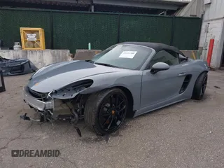 2023 Porsche 718 Spyder with VIN WP0CC2A83PS222034, listed as a IAAI auction lot 41222380 with 5,932 mi miles and . Bid and sale history available at DreamBid. Image 23.
