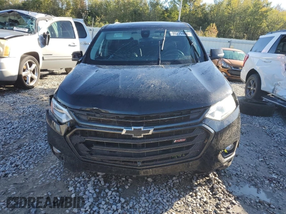 2021 Chevrolet Traverse RS with VIN 1GNERJKW4MJ127876, listed as a Copart auction lot 80226464 with 124,457 mi miles and Salvage Title. Bid and sale history available at carsss.com. Image 5.