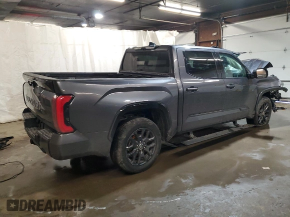 2023 Toyota Tundra Platinum с VIN 5TFNA5DB1PX111511, выставлен на аукционе Copart как лот 43710805 с пробегом Не указан миль и Списание • Salvage title. История ставок и продаж доступна на DreamBid. Изображение 3.