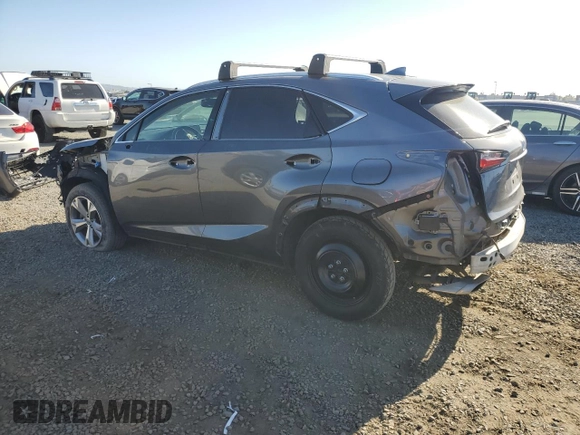 2017 Lexus NX 200t with VIN JTJYARBZ3H2055670, listed as a Copart auction lot 61213485 with 87,380 mi miles and Salvage title. Bid and sale history available at DreamBid. Image 2.