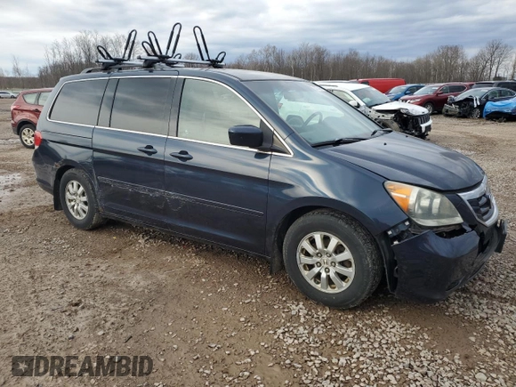 2010 Honda Odyssey EX with VIN 5FNRL3H44AB091896, listed as a Copart auction lot 52734985 with 174,596 mi miles and Salvage Title. Bid and sale history available at carsss.com. Image 4.