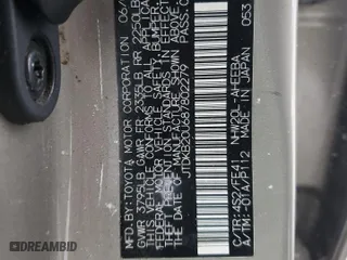 2008 Toyota Prius with VIN JTDKB20U687802279, listed as a Copart auction lot 88893115 with 178,739 mi miles and Salvage Title. Bid and sale history available at carsss.com. Image 15.
