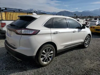 2017 Ford Edge Titanium with VIN 2FMPK4K96HBB57291, listed as a Copart auction lot 48518135 with 18,953 mi miles and Salvage Title. Bid and sale history available at carsss.com. Image 3.