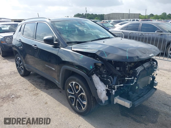 2023 Jeep Compass (RED) Edition with VIN 3C4NJDCN3PT514682, listed as a IAAI auction lot 42498677 with 18,895 mi miles and . Bid and sale history available at DreamBid. Image 1.