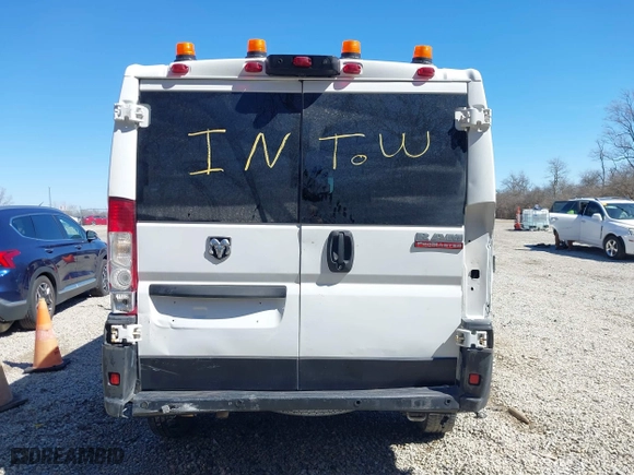 2015 Ram ProMaster Cargo Van with VIN 3C6TRVAG6FE506337, listed as a IAAI auction lot 41806270 with 187,265 mi miles. Bid and sale history available at carsss.com. Image 16.