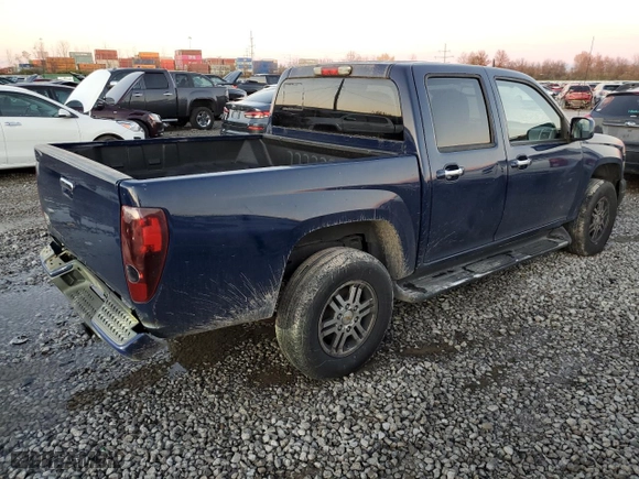 2011 Chevrolet Colorado LT w/1LT with VIN 1GCHTCFE0B8112655, listed as a Copart auction lot 81477234 with 223,760 mi miles and Salvage Title. Bid and sale history available at carsss.com. Image 3.