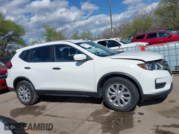 2017 Nissan Rogue SV with VIN KNMAT2MV9HP555609, listed as a IAAI auction lot 42003956 with 156,966 mi miles and . Bid and sale history available at carsss.com. Image 13.