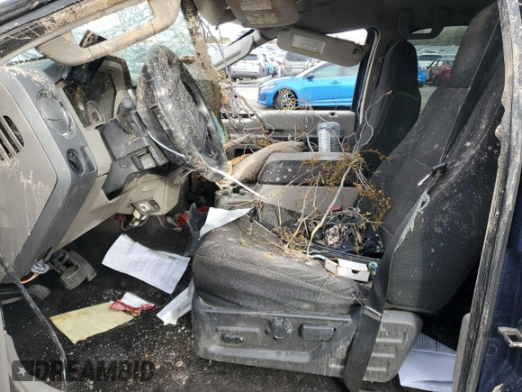 2008 Ford F-250 XL with VIN 1FTSW21R48EC01981, listed as a Copart auction lot 46164405 with Not provided miles and Salvage title. Bid and sale history available at DreamBid. Image 7.
