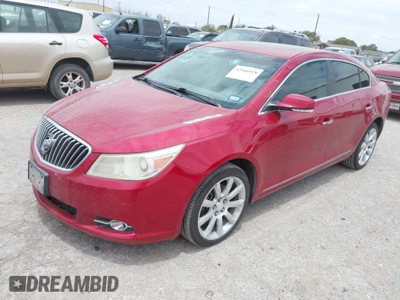 2013 Buick LaCrosse Touring z VIN 1G4GJ5G32DF285307, wystawiony jako IAAI lot #42566928 z przebiegiem 186 530 mil mil oraz . Historia ofert i sprzedaży dostępna na DreamBid. Obrazek 2.