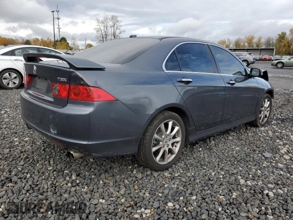 2007 Acura TSX with VIN JH4CL96877C002549, listed as a Copart auction lot 80915174 with 258,093 mi miles and Salvage title. Bid and sale history available at DreamBid. Image 3.