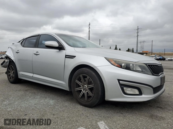 2015 Kia Optima LX with VIN 5XXGM4A77FG462827, listed as a Copart auction lot 53515465 with 187,016 mi miles and Salvage Title. Bid and sale history available at DreamBid. Image 4.