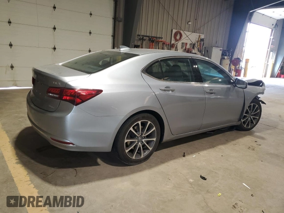 2015 Acura TLX V6 Tech with VIN 19UUB3F55FA001746, listed as a Copart auction lot 53437505 with 119,686 mi miles and Salvage Title. Bid and sale history available at carsss.com. Image 3.