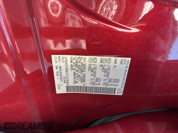 2016 Nissan Titan SL z VIN 1N6BA1F26GN512666, wystawiony jako Copart lot #59731495 z przebiegiem 120 182 mil mil oraz Czysty tytuł • Clean title. Historia ofert i sprzedaży dostępna na DreamBid. Obrazek 10.