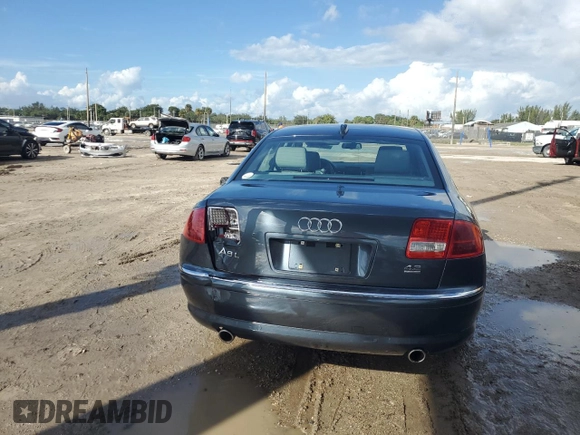 2004 Audi A8 L with VIN WAUML44E84N004731, listed as a Copart auction lot 85649384 with 60,503 mi miles and Salvage Title. Bid and sale history available at carsss.com. Image 6.