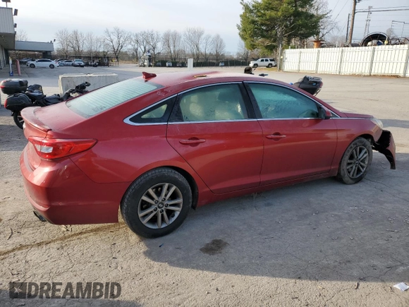 2017 Hyundai Sonata 2.4L with VIN 5NPE24AF7HH512380, listed as a Copart auction lot 84709714 with 161,747 mi miles and Salvage Title. Bid and sale history available at carsss.com. Image 3.