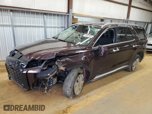 2025 Hyundai Palisade SEL z VIN KM8R24GE1SU826762, wystawiony jako Copart lot #47082835 z przebiegiem 19 482 mil mil oraz Nie do naprawy • Non repairable. Historia ofert i sprzedaży dostępna na DreamBid. Obrazek 1.