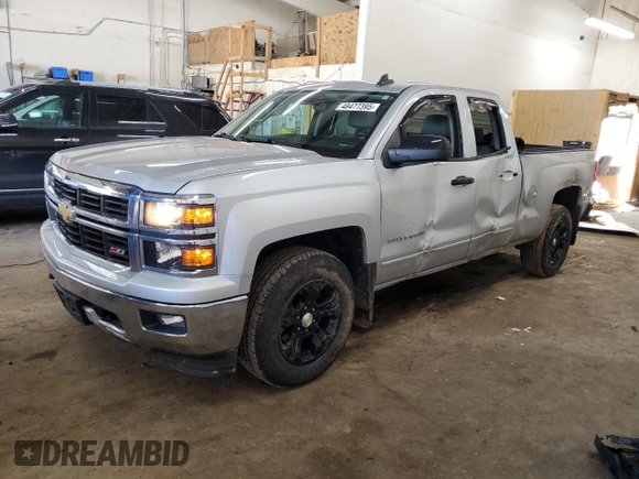 2015 Chevrolet Silverado 1500 LT with VIN 1GCVKREC3FZ379927, listed as a Copart auction lot 48477395 with 138,416 mi miles and Salvage Title. Bid and sale history available at carsss.com. Image 1.