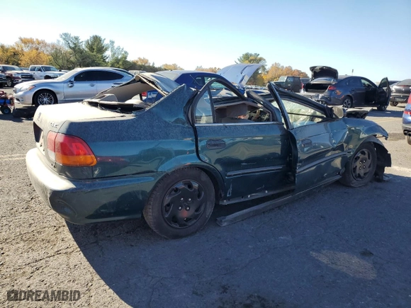 1996 Honda Civic LX "O" w/Air with VIN 2HGEJ6670TH544994, listed as a Copart auction lot 77412644 with 137,141 mi miles and Salvage Title. Bid and sale history available at carsss.com. Image 3.
