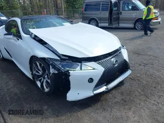 2021 Lexus LC with VIN JTHBP5AY0MA008376, listed as a IAAI auction lot 42016674 with 37,760 mi miles. Bid and sale history available at carsss.com. Image 6.