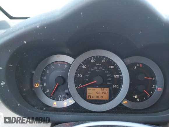 2007 Toyota RAV4 with VIN JTMZD33V376048555, listed as a Copart auction lot 58113724 with 96,740 mi miles and Salvage Title. Bid and sale history available at carsss.com. Image 9.