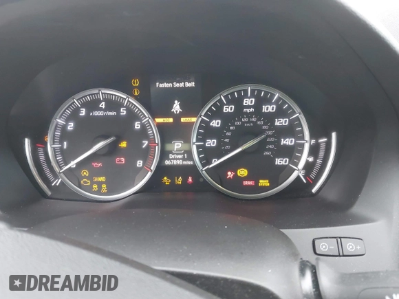 2016 Acura MDX w/Advance with VIN 5FRYD4H93GB049964, listed as a IAAI auction lot 41579286 with 67,898 mi miles. Bid and sale history available at carsss.com. Image 7.