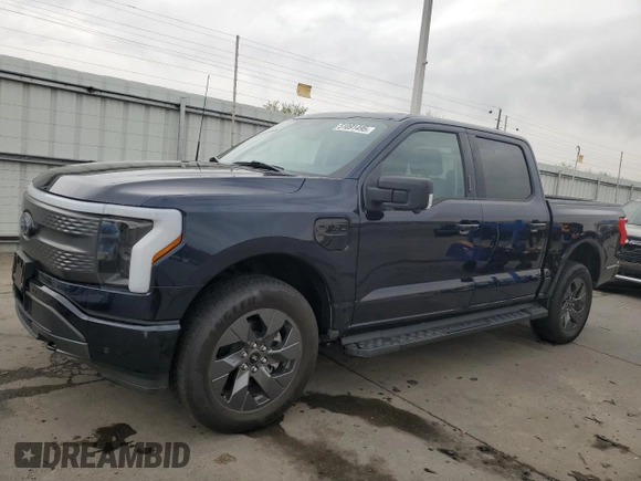 2023 Ford F-150 Lightning Pro with VIN 1FT6W1EV8PWG38071, listed as a Copart auction lot 51091495 with 13,687 mi miles and Salvage title. Bid and sale history available at DreamBid. Image 1.