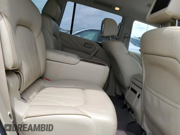 2017 Infiniti QX80 with VIN JN8AZ2NF1H9646579, listed as a Copart auction lot 58546715 with 80,244 mi miles and Salvage title. Bid and sale history available at DreamBid. Image 11.