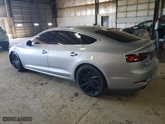 2018 Audi A5 Sportback Premium with VIN WAUANCF5XJA017231, listed as a Copart auction lot 53790064 with NaN miles and Salvage Title. Bid and sale history available at carsss.com. Image 2.