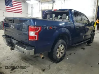 2018 Ford F-150 XL with VIN 1FTEW1E56JKE03369, listed as a Copart auction lot 42951815 with 168,518 mi miles and Salvage title. Bid and sale history available at DreamBid. Image 3.