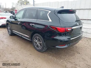 2019 Infiniti QX60 LUXE with VIN 5N1DL0MN3KC552717, listed as a IAAI auction lot 41602730 with 63,808 mi miles. Bid and sale history available at carsss.com. Image 3.