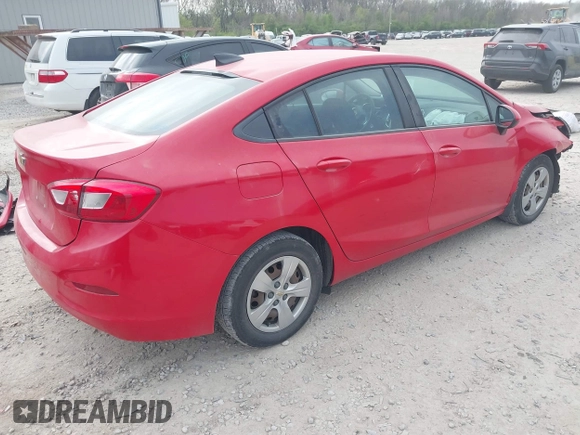 2018 Chevrolet Cruze LS with VIN 1G1BC5SM1J7106018, listed as a IAAI auction lot 42048367 with 107,622 mi miles and . Bid and sale history available at DreamBid. Image 4.