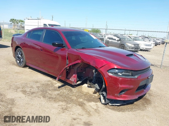 2019 Dodge Charger R/T with VIN 2C3CDXCT0KH562175, listed as a IAAI auction lot 41967216 with 73,757 mi miles and . Bid and sale history available at carsss.com. Image 1.
