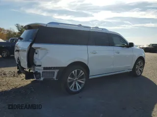 2020 Ford Expedition Max Platinum with VIN 1FMJK1MT2LEA78548, listed as a Copart auction lot 77628454 with 24,071 mi miles and Salvage title. Bid and sale history available at DreamBid. Image 3.