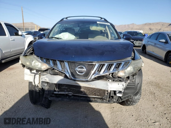 2010 Nissan Murano S with VIN JN8AZ1MU3AW009422, listed as a Copart auction lot 59988074 with 0 mi miles and Salvage Title. Bid and sale history available at carsss.com. Image 5.