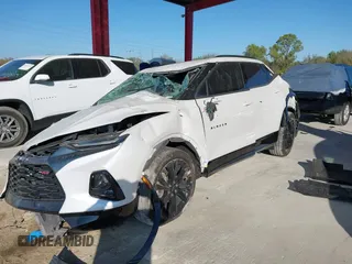 2021 Chevrolet Blazer RS with VIN 3GNKBERS4MS528859, listed as a IAAI auction lot 41312311 with 49,344 mi miles and . Bid and sale history available at DreamBid. Image 6.