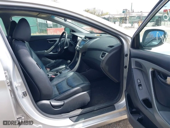 2013 Hyundai Elantra GLS PZEV with VIN KMHDH4AE3DU493386, listed as a IAAI auction lot 42038826 with 352,328 mi miles. Bid and sale history available at carsss.com. Image 5.