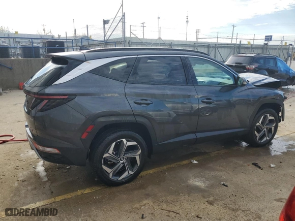 2023 Hyundai Tucson Limited with VIN 5NMJECAE6PH165241, listed as a Copart auction lot 50750895 with 28,662 mi miles and Salvage Title. Bid and sale history available at carsss.com. Image 3.