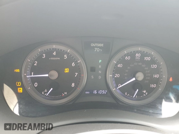 2012 Lexus ES with VIN JTHBK1EG5C2495527, listed as a Copart auction lot 48374535 with 161,092 mi miles and Salvage Title. Bid and sale history available at carsss.com. Image 9.