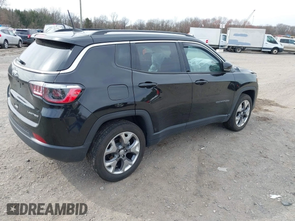 2021 Jeep Compass Limited with VIN 3C4NJDCB0MT534437, listed as a IAAI auction lot 41847006 with 38,782 mi miles and . Bid and sale history available at carsss.com. Image 4.