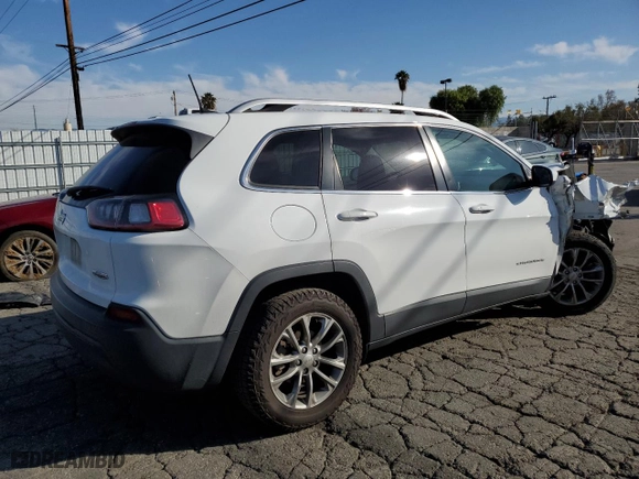 2019 Jeep Cherokee Latitude Plus with VIN 1C4PJLLB0KD204366, listed as a Copart auction lot 49886995 with 91,108 mi miles and Salvage Title. Bid and sale history available at carsss.com. Image 3.