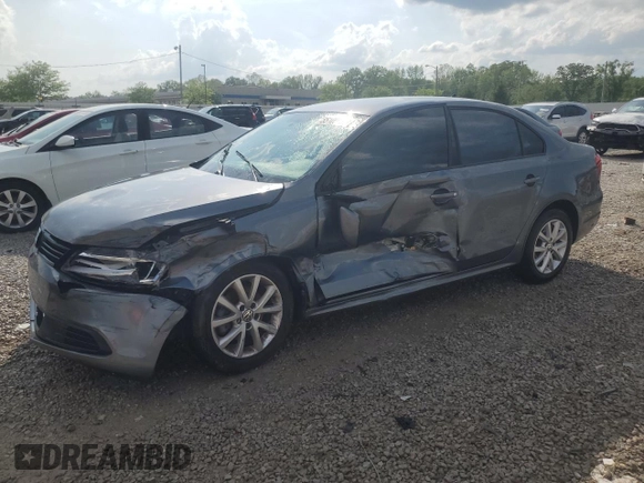 2012 Volkswagen Jetta SE with VIN 3VWDP7AJ2CM340651, listed as a Copart auction lot 55100135 with 164,713 mi miles and Non repairable. Bid and sale history available at DreamBid. Image 1.