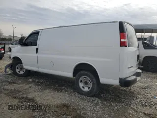 2018 GMC Savana Cargo Van with VIN 1GTW7AFGXJ1343958, listed as a Copart auction lot 41998885 with 96,467 mi miles and Salvage Title. Bid and sale history available at carsss.com. Image 2.