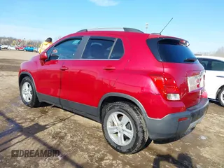 2015 Chevrolet Trax LT with VIN KL7CJLSB4FB110554, listed as a IAAI auction lot 42000016 with 125,959 mi miles. Bid and sale history available at carsss.com. Image 3.