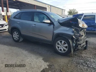 2012 Kia Sorento LX with VIN 5XYKT4A24CG271228, listed as a Copart auction lot 47859595 with Not Provided miles and Salvage Title. Bid and sale history available at carsss.com. Image 4.